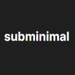 Subminimal